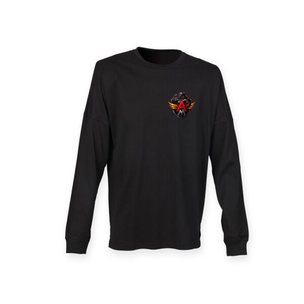 Unisex drop shoulder slogan top Thumbnail